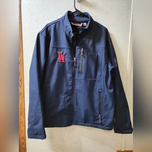 Free Country LA Dodgers Embroidered Jacket MLB Blue Soft Shell Men's Large